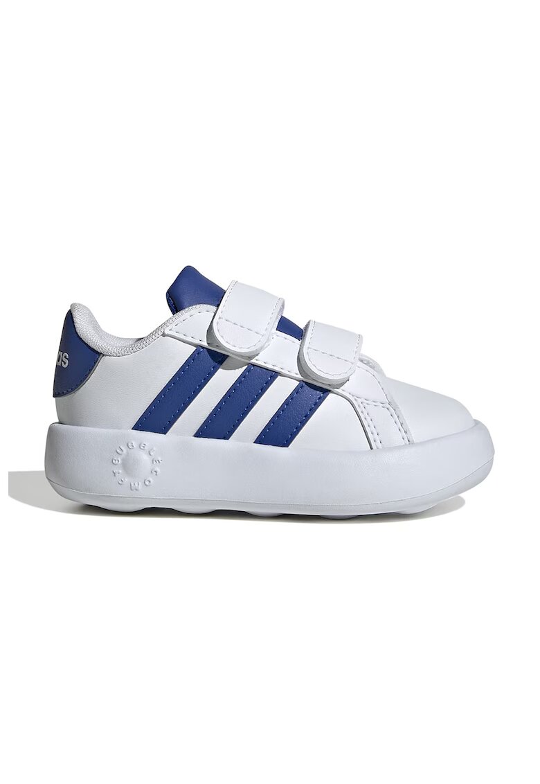 ADIDAS SPORTSWEAR Pantofi sport din piele ecologica cu velcro Grand Court 2.0 - Albastru royal/Alb optic