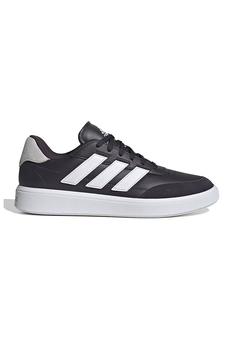 ADIDAS SPORTSWEAR Pantofi sport din piele ecologica si piele intoarsa sintetica Courtblock - Alb/Bleumarin