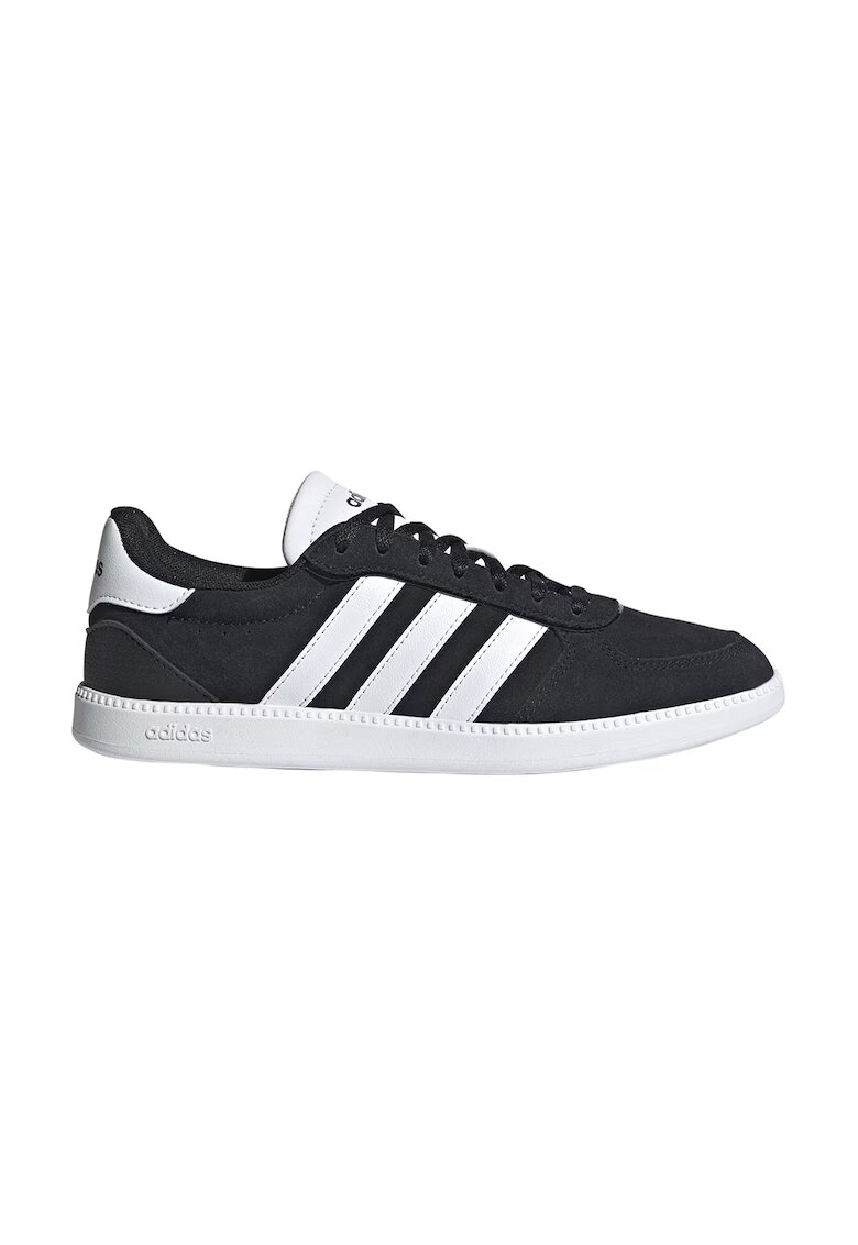 ADIDAS SPORTSWEAR Pantofi sport din piele intoarsa Breaknet Sleek cu logo - Alb/Negru