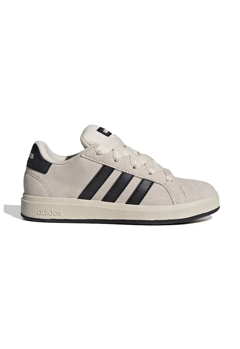 ADIDAS SPORTSWEAR Pantofi sport Grand Court 00s din piele intoarsa - Alb fildes/Negru