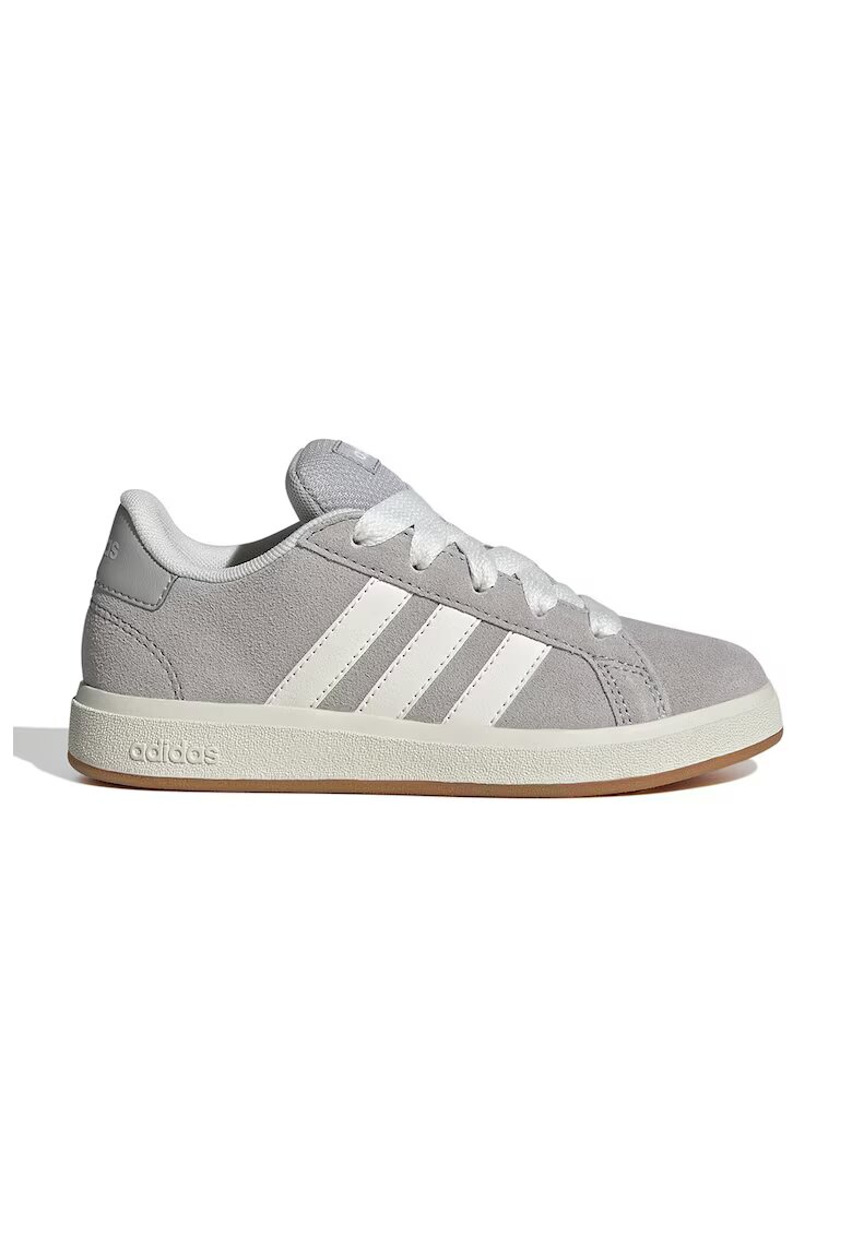 ADIDAS SPORTSWEAR Pantofi sport Grand Court 00s din piele intoarsa - Gri deschis/Alb optic