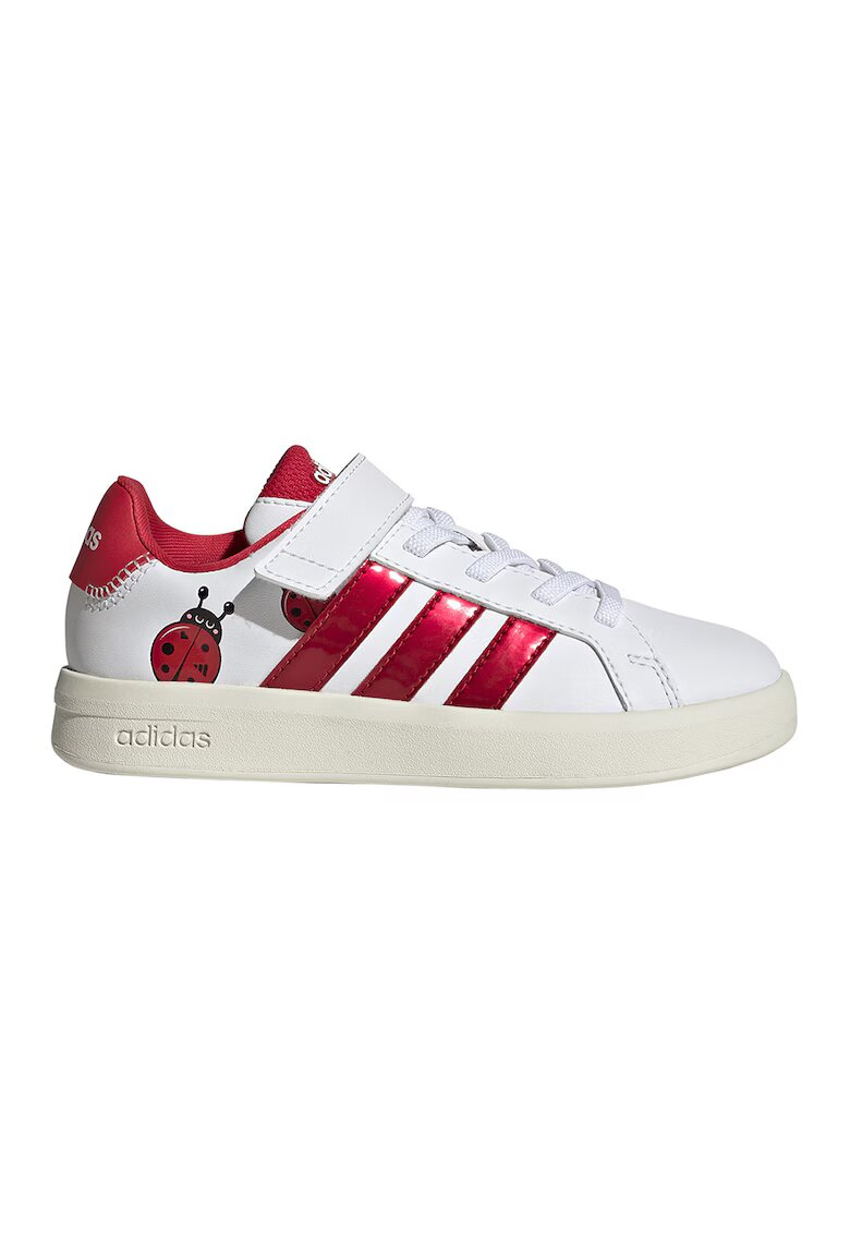 ADIDAS SPORTSWEAR Pantofi sport Grand Court 3.0 EL cu velcro - Rosu/Alb
