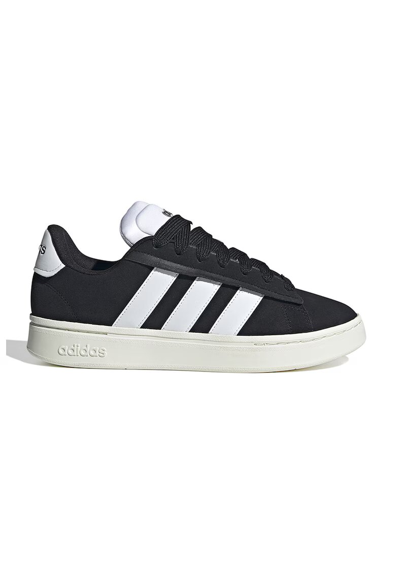 ADIDAS SPORTSWEAR Pantofi sport Grand Court Alpha de piele intoarsa - Alb/Negru