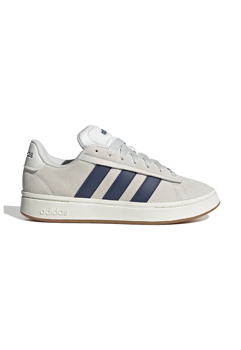 ADIDAS SPORTSWEAR Pantofi sport Grand Court Alpha de piele intoarsa - Albastru inchis/Bej deschis