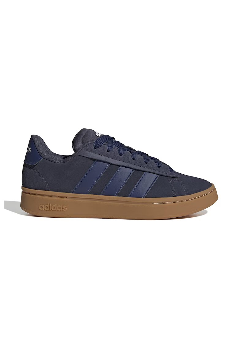 ADIDAS SPORTSWEAR Pantofi sport Grand Court Alpha de piele intoarsa - Bleumarin