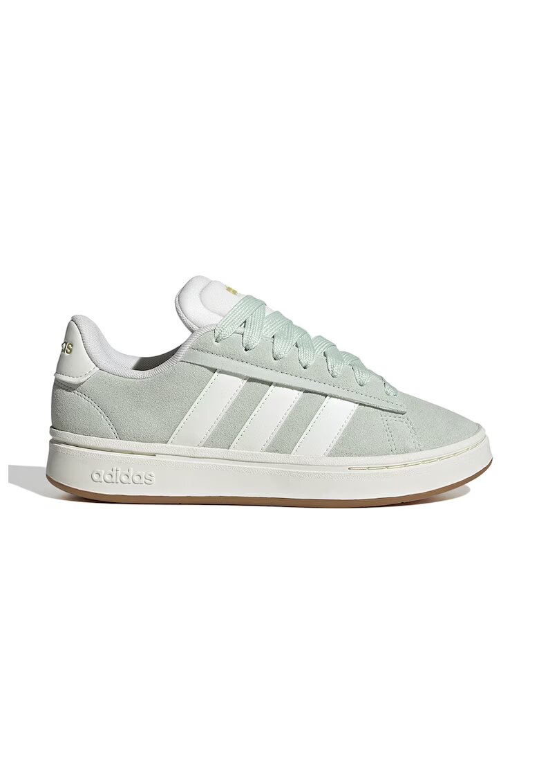 ADIDAS SPORTSWEAR Pantofi sport Grand Court Alpha de piele intoarsa ecologica - Alb/Verde pal