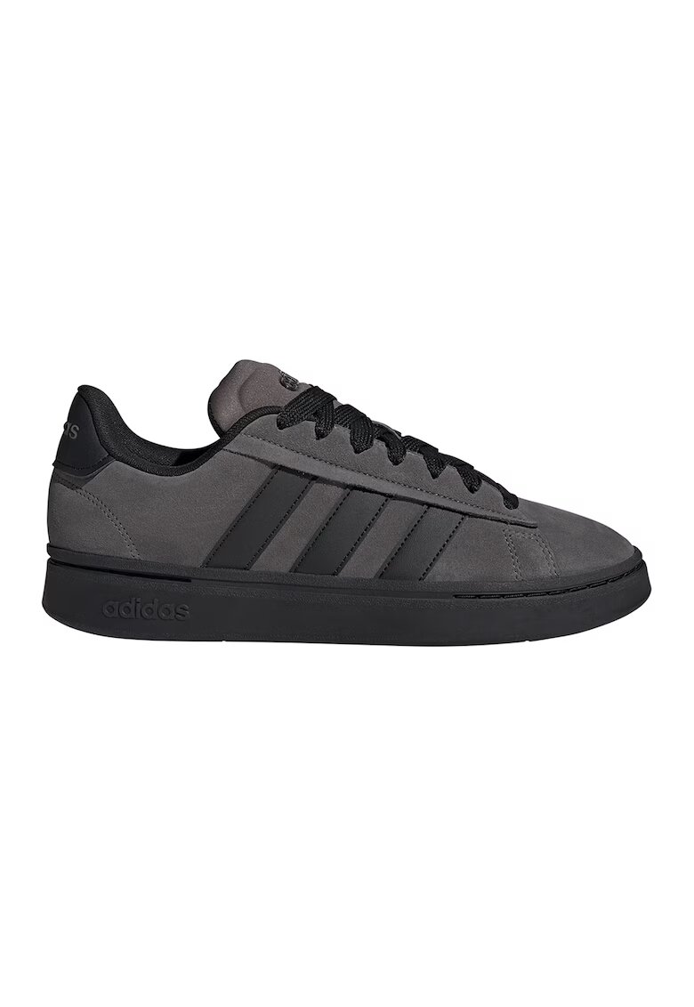 ADIDAS SPORTSWEAR Pantofi sport Grand Court Alpha de piele intoarsa - Gri inchis