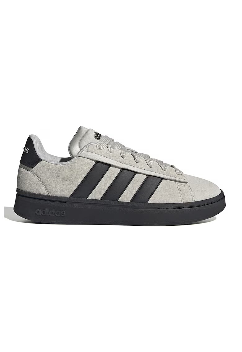 ADIDAS SPORTSWEAR Pantofi sport Grand Court Alpha de piele intoarsa - Negru/Gri deschis