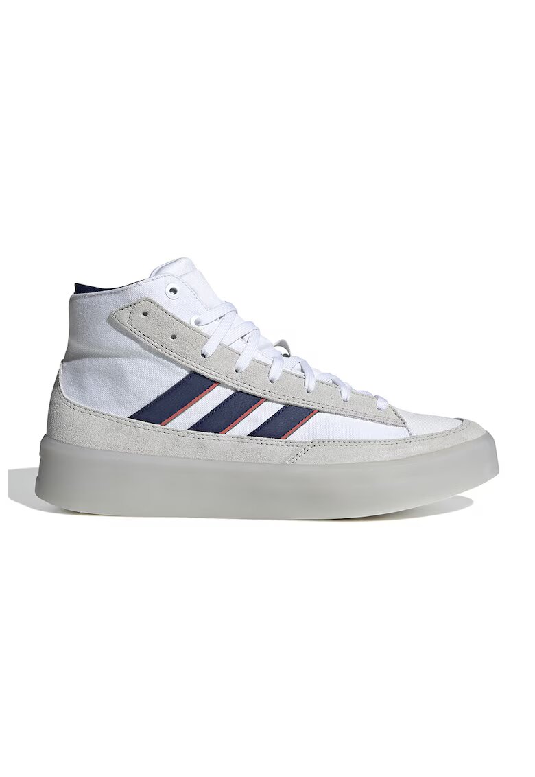 ADIDAS SPORTSWEAR Pantofi sport inalti Znsored - Alb/Gri deschis/Bleumarin