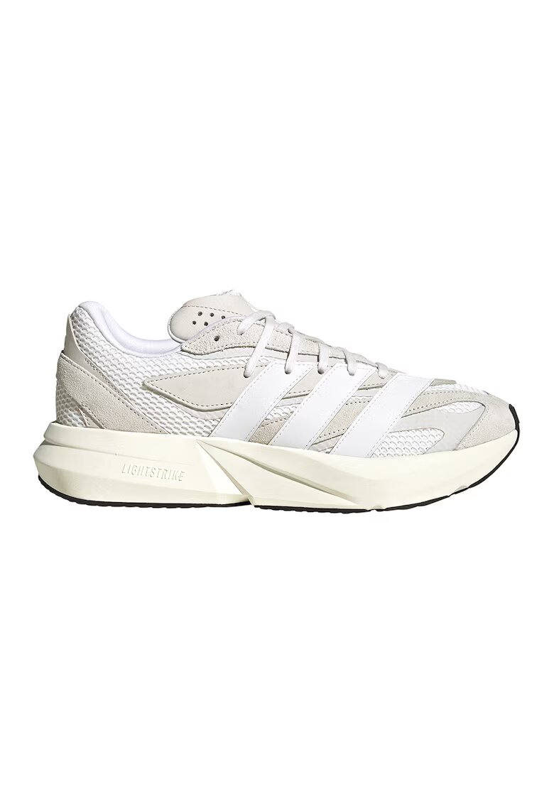 ADIDAS SPORTSWEAR Pantofi sport Lightblaze cu insertii de piele intoarsa - Alb/Alb murdar