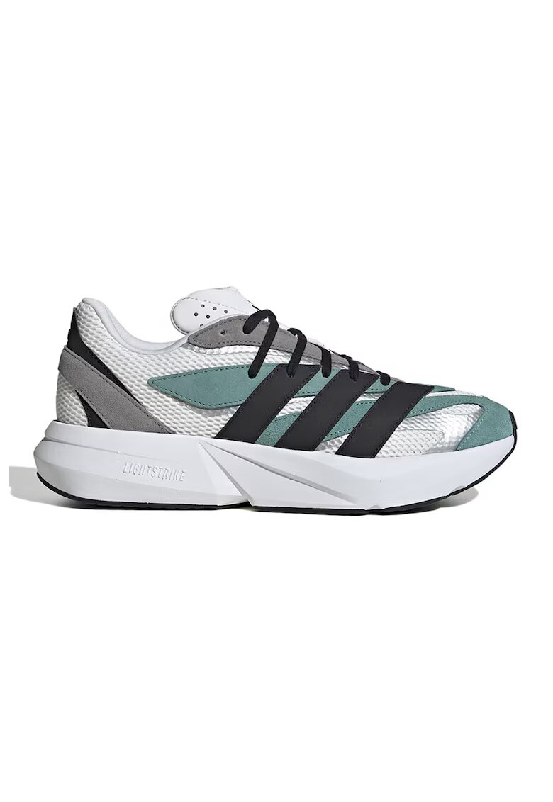 ADIDAS SPORTSWEAR Pantofi sport Lightblaze cu insertii de piele intoarsa - Alb/Verde persan