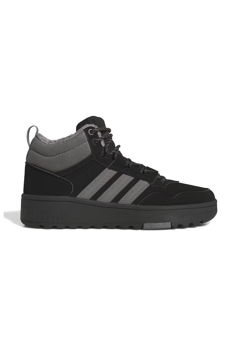 ADIDAS SPORTSWEAR Pantofi sport mid-cut Hoops 4.0 de iarna - Negru/Gri inchis