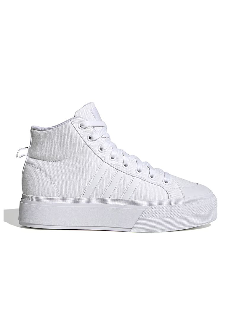 ADIDAS SPORTSWEAR Pantofi sport mid-high cu talpa flatform Bravada 2.0 - Alb optic