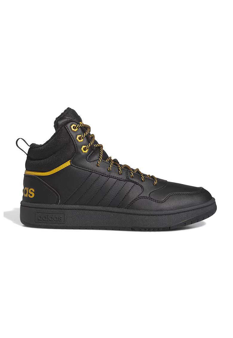 ADIDAS SPORTSWEAR Pantofi sport mid-high Hoops 3.0 - Negru/Galben