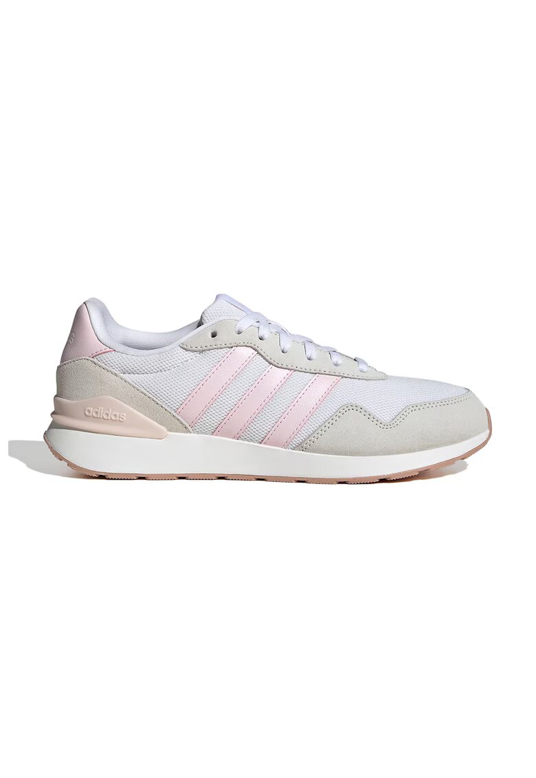 ADIDAS SPORTSWEAR Pantofi sport Run 60s cu insertii de piele intoarsa - Alb/Maro taupe deschis