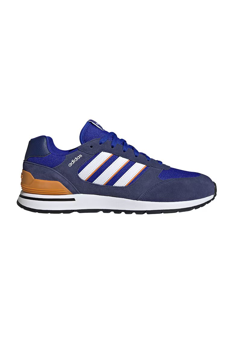 ADIDAS SPORTSWEAR Pantofi sport Run 80s 'cu insertii de piele intoarsa - Albastru inchis/Maro camel/Alb optic