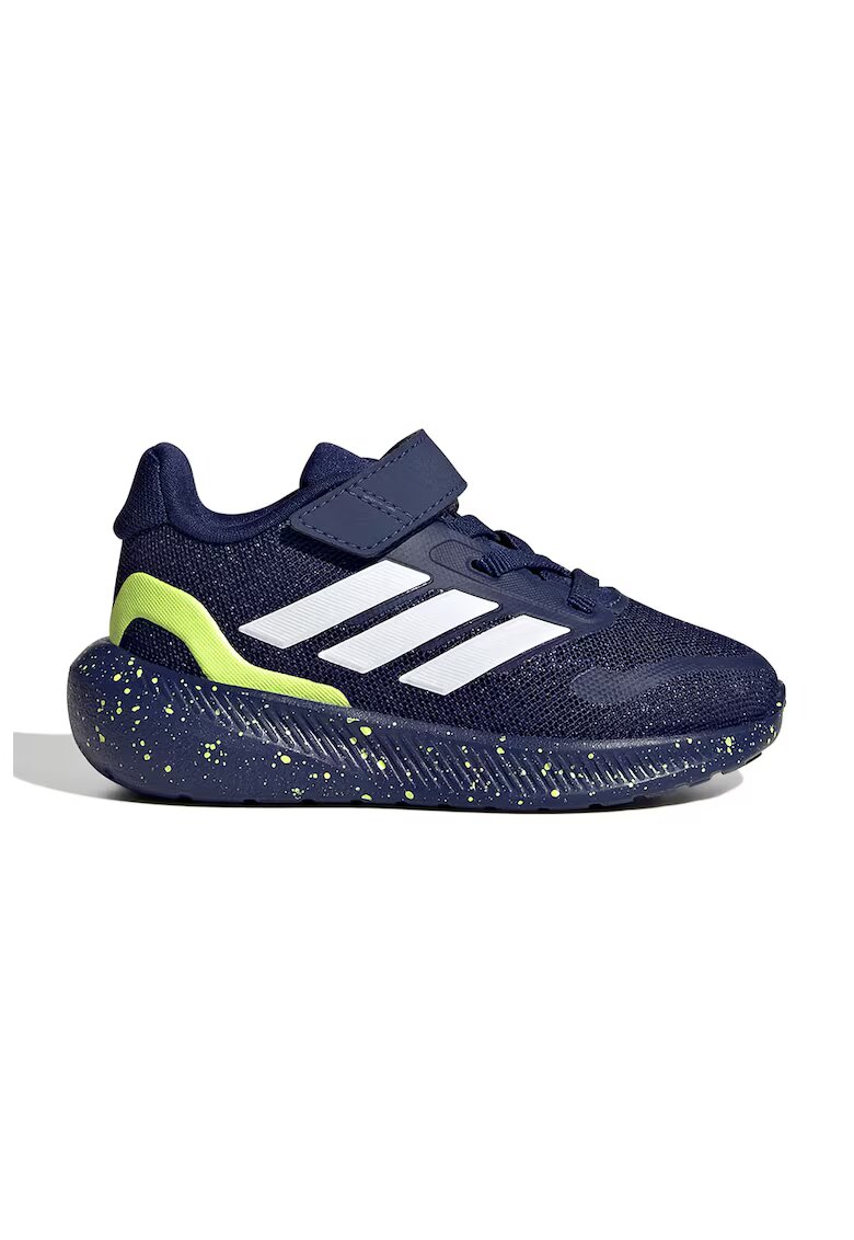 ADIDAS SPORTSWEAR Pantofi sport Run Falcon 5 din material textil cu velcro - Alb/Galben/Bleumarin