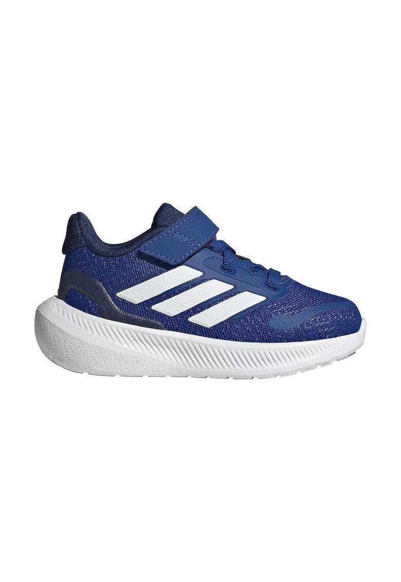 ADIDAS SPORTSWEAR Pantofi sport Run Falcon 5 din material textil cu velcro - Albastru inchis/Alb optic