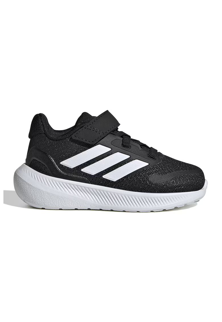 ADIDAS SPORTSWEAR Pantofi sport Run Falcon 5 din material textil cu velcro - Negru/Alb optic