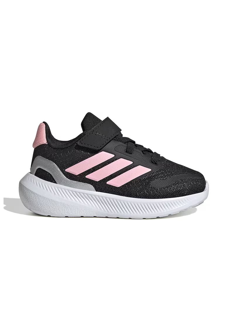 ADIDAS SPORTSWEAR Pantofi sport Run Falcon 5 din material textil cu velcro - Negru/Roz pastel