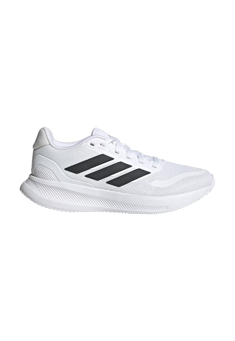 ADIDAS SPORTSWEAR Pantofi sport Run Falcon 5 low-cut din plasa - Negru stins/Alb optic