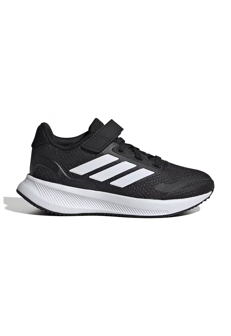 ADIDAS SPORTSWEAR Pantofi sport Runfalcon 5 din plasa cu logo si velcro - Alb/Negru
