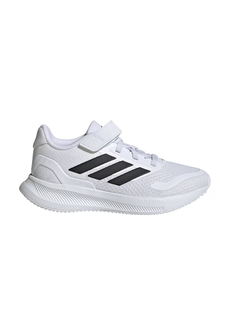 ADIDAS SPORTSWEAR Pantofi sport Runfalcon 5 din plasa cu logo si velcro - Negru/Alb optic