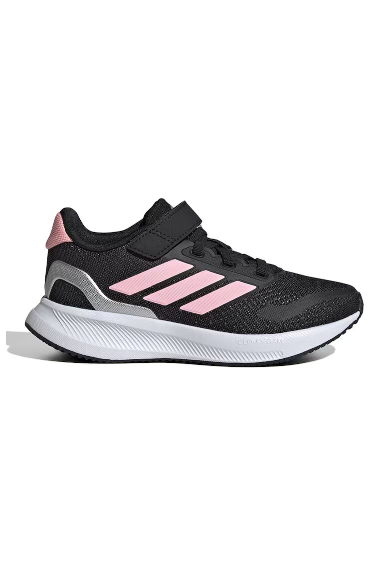 ADIDAS SPORTSWEAR Pantofi sport Runfalcon 5 din plasa cu logo si velcro - Negru/Roz pastel
