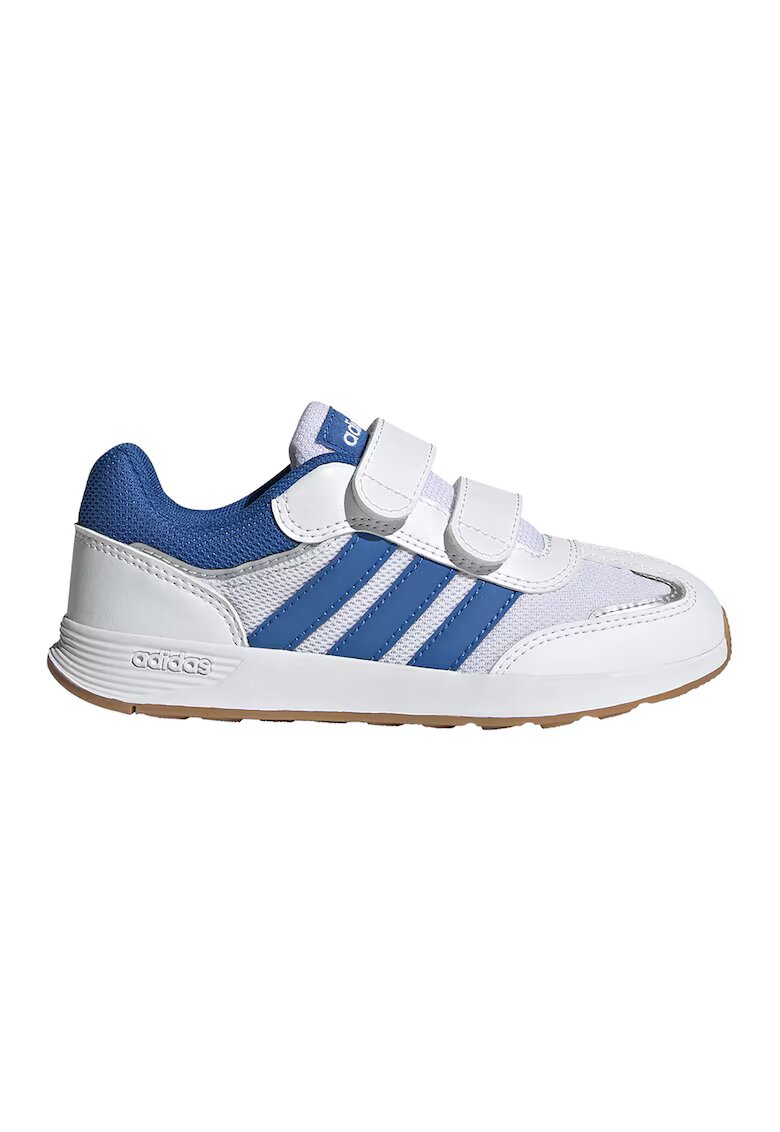 ADIDAS SPORTSWEAR Pantofi sport Tensaur din piele ecologica si plasa - cu velcro - Alb/Albastru royal