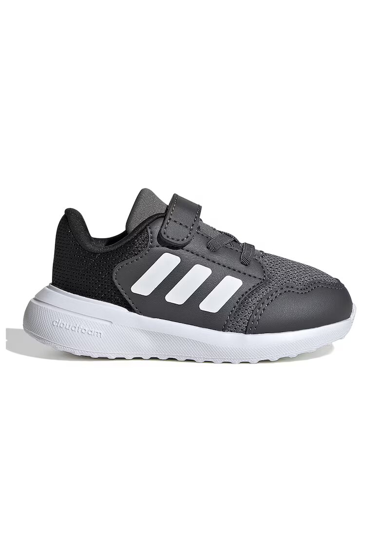 ADIDAS SPORTSWEAR Pantofi sport Tensaur Run 3.0 cu velcro - Alb/Negru/Gri antracit