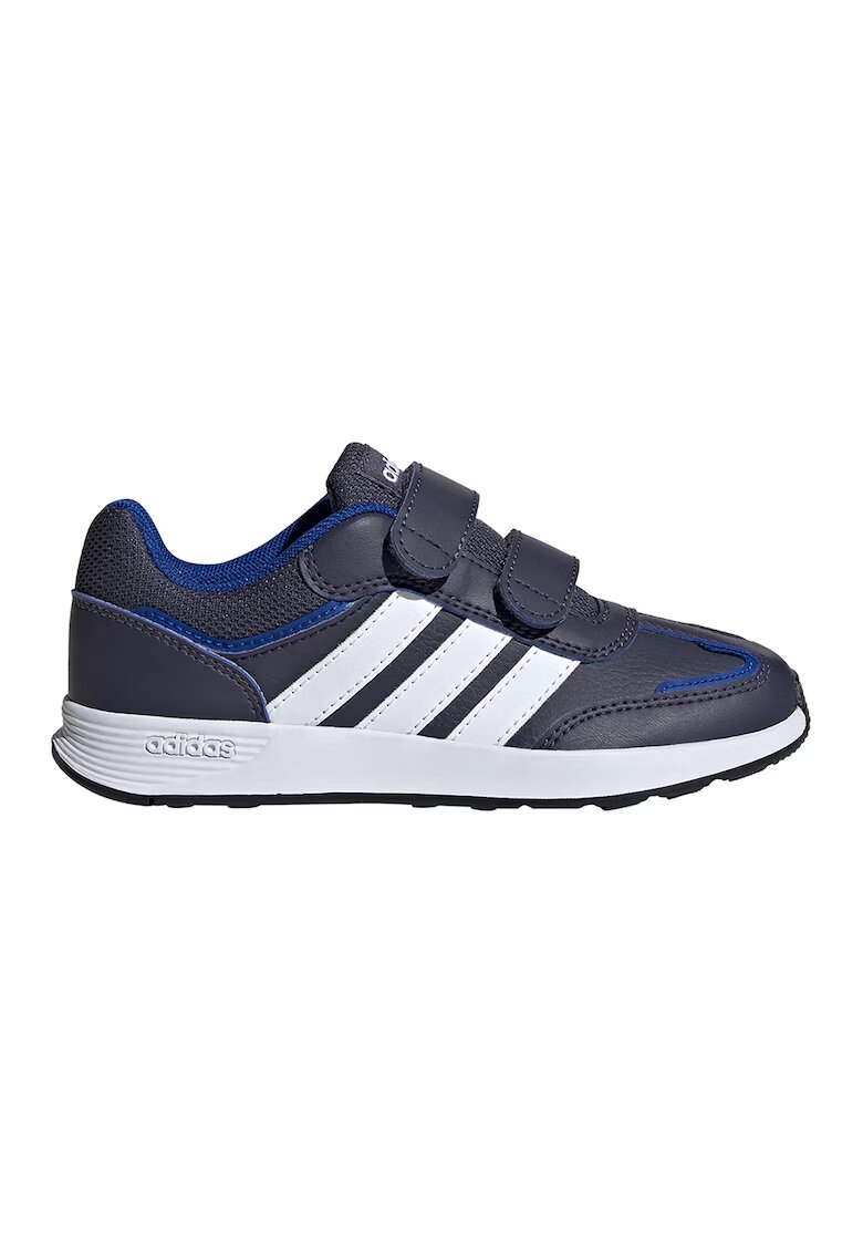 ADIDAS SPORTSWEAR Pantofi sport Tensaur Switch de piele ecologica cu velcro - Alb/Albastru ultramarin