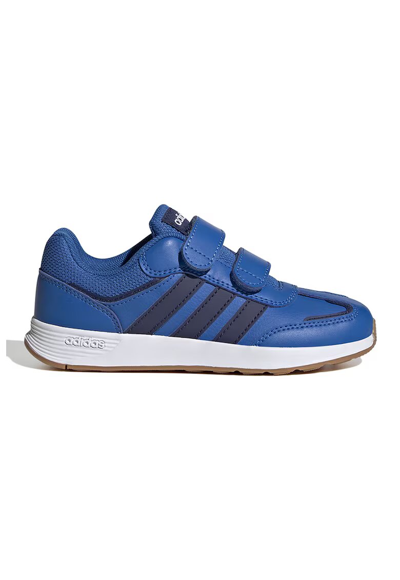 ADIDAS SPORTSWEAR Pantofi sport Tensaur Switch de piele ecologica cu velcro - Albastru inchis/Negru stins