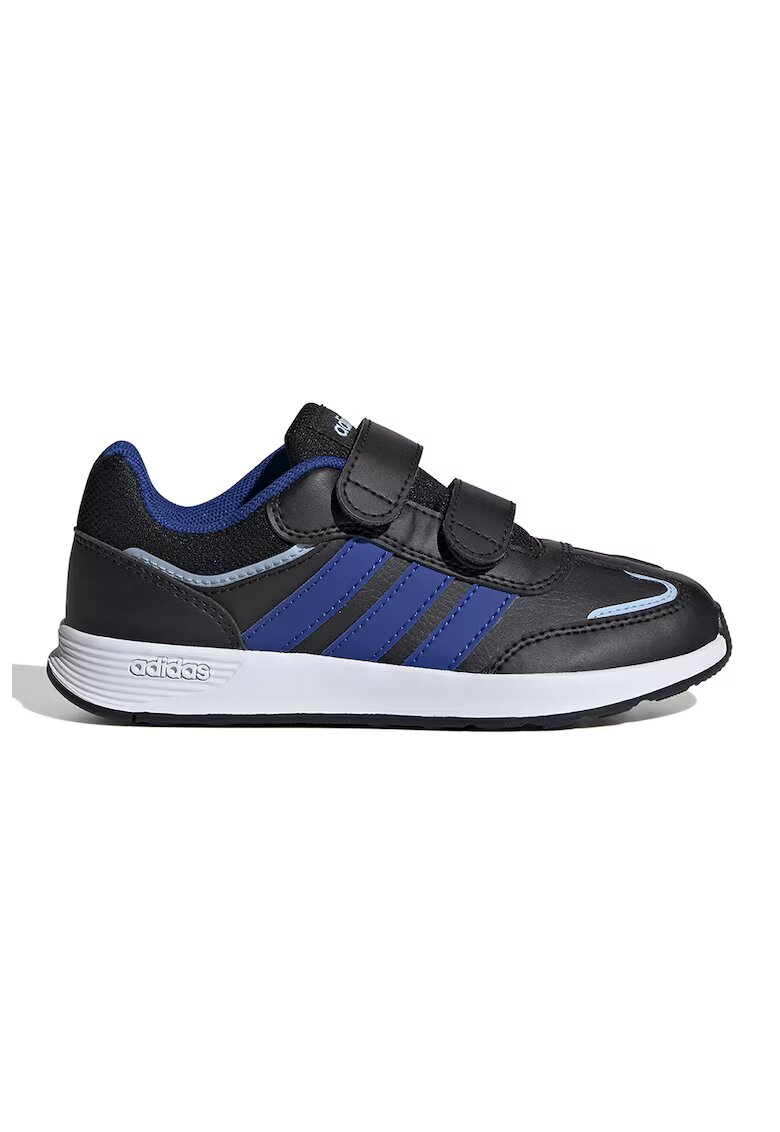 ADIDAS SPORTSWEAR Pantofi sport Tensaur Switch de piele ecologica cu velcro - Negru/Albastru royal