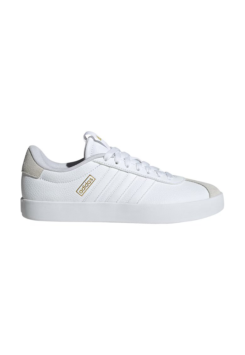 ADIDAS SPORTSWEAR Pantofi sport VL Court 3.0 cu detalii de piele intoarsa - Alb optic