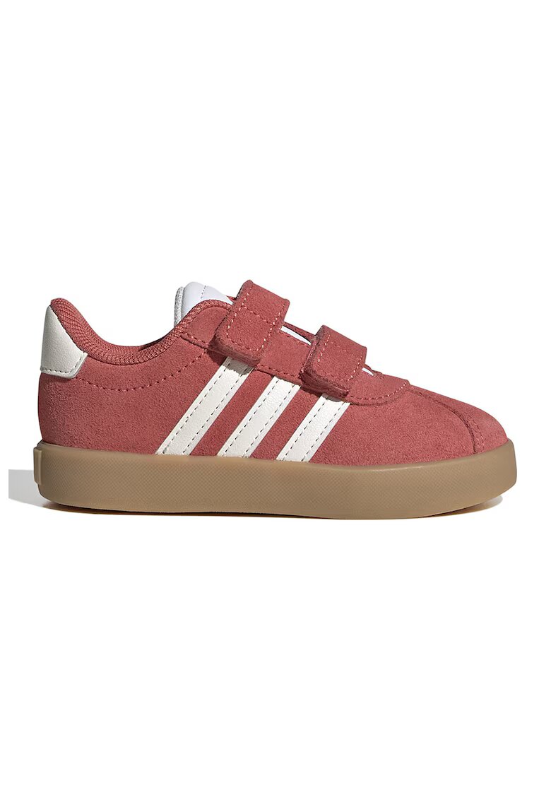 ADIDAS SPORTSWEAR Pantofi sport VL Court 3.0 cu inchidere velcro - Alb/Portocaliu stins