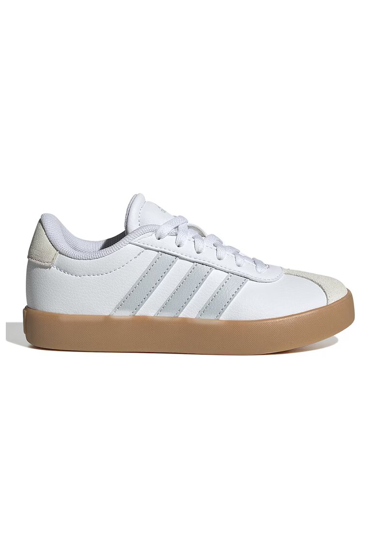 ADIDAS SPORTSWEAR Pantofi sport VL Court 3.0 de piele - Alb/Albastru prafuit