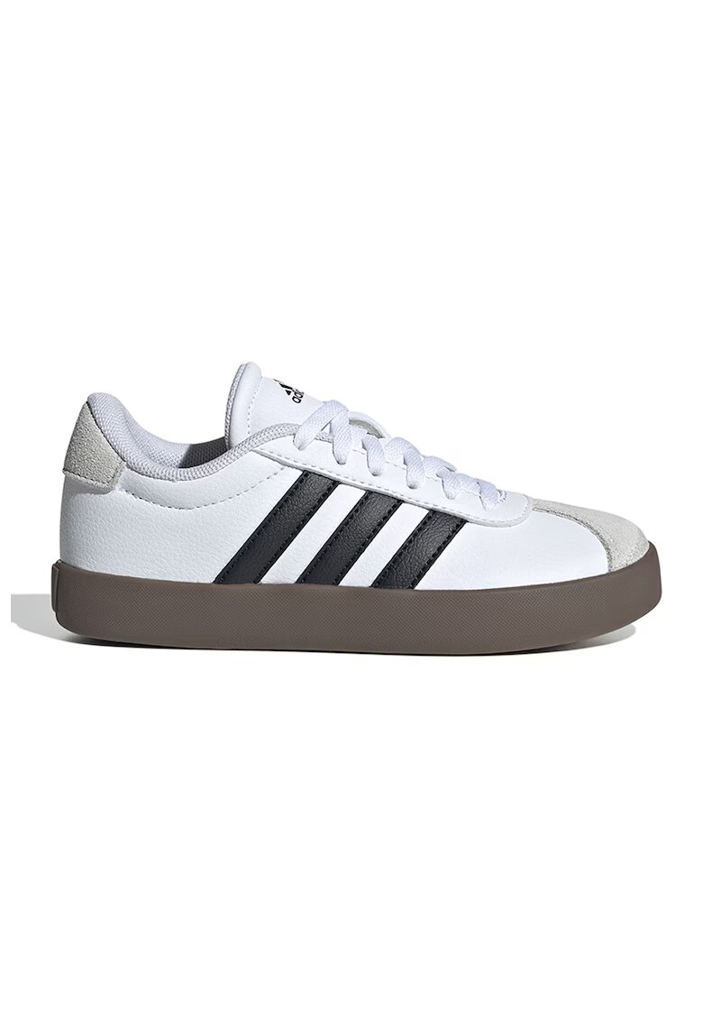 ADIDAS SPORTSWEAR Pantofi sport VL Court 3.0 de piele - Alb/Negru