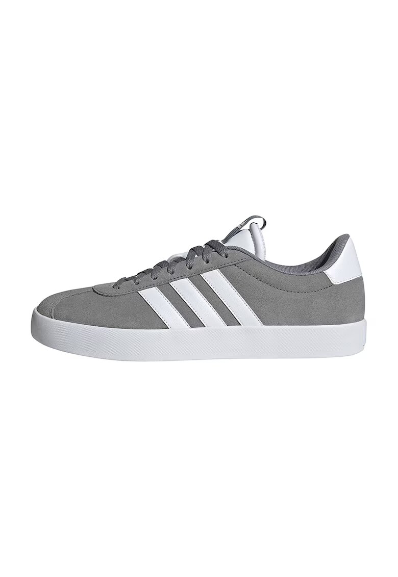 ADIDAS SPORTSWEAR Pantofi sport VL Court 3.0 de piele intoarsa - Alb/Gri