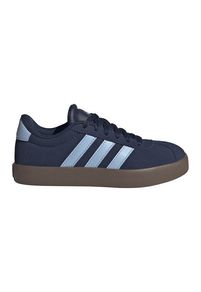 ADIDAS SPORTSWEAR Pantofi sport VL Court 3.0 de piele intoarsa - Albastru pastel/Bleumarin