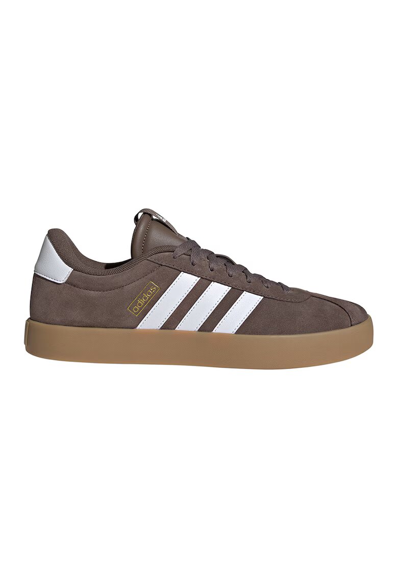 ADIDAS SPORTSWEAR Pantofi sport VL Court 3.0 de piele intoarsa - Maro cognac