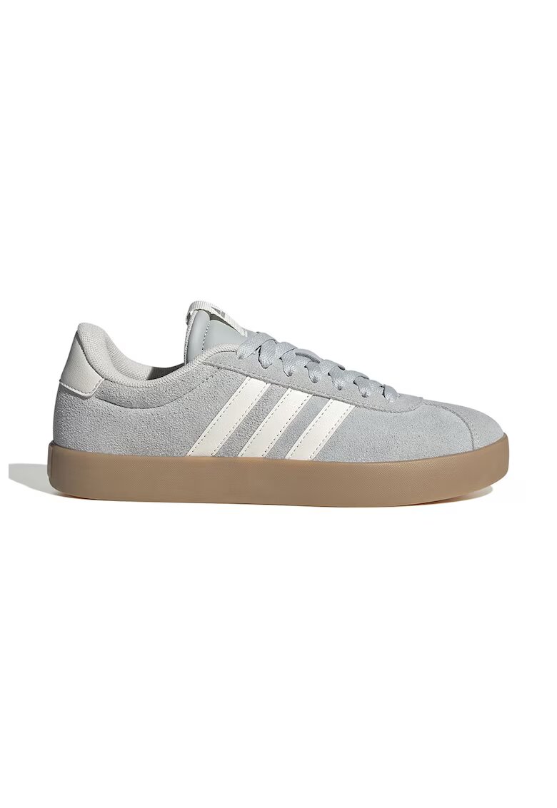 ADIDAS SPORTSWEAR Pantofi sport VL Court 3 din piele intoarsa - Alb/Gri deschis