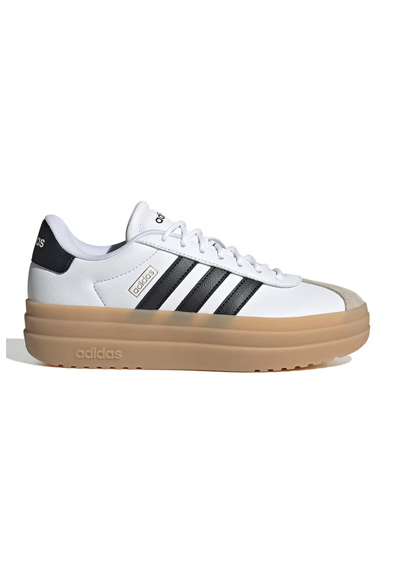 ADIDAS SPORTSWEAR Pantofi sport VL Court Bold de piele ecologica - Negru/Alb optic/Grej