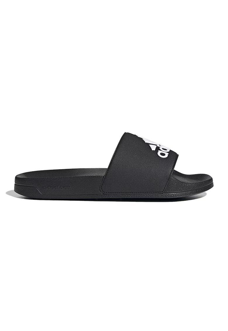 ADIDAS SPORTSWEAR Papuci cu logo Adilette 2 - Alb/Negru