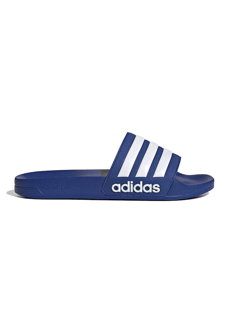 ADIDAS SPORTSWEAR Papuci cu logo Adilette - Alb murdar/Bleumarin