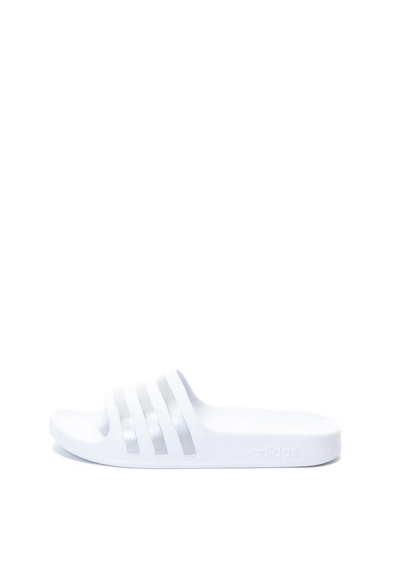 ADIDAS SPORTSWEAR Papuci cu talpa ergonomica Adilette - Alb optic/Argintiu