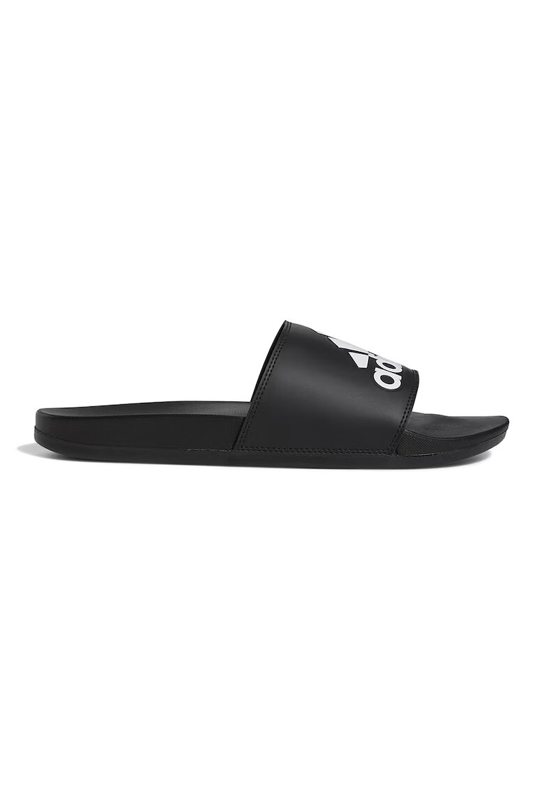 ADIDAS SPORTSWEAR Papuci din piele ecologica cu logo contrastant Adilette Comfort - Alb/Negru