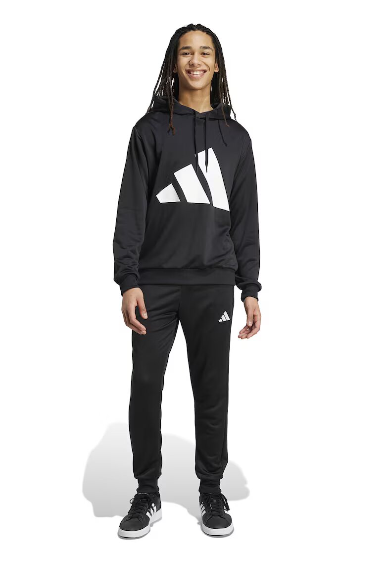ADIDAS SPORTSWEAR Set de 2 piese de trening cu imprimeu logo - Alb/Negru