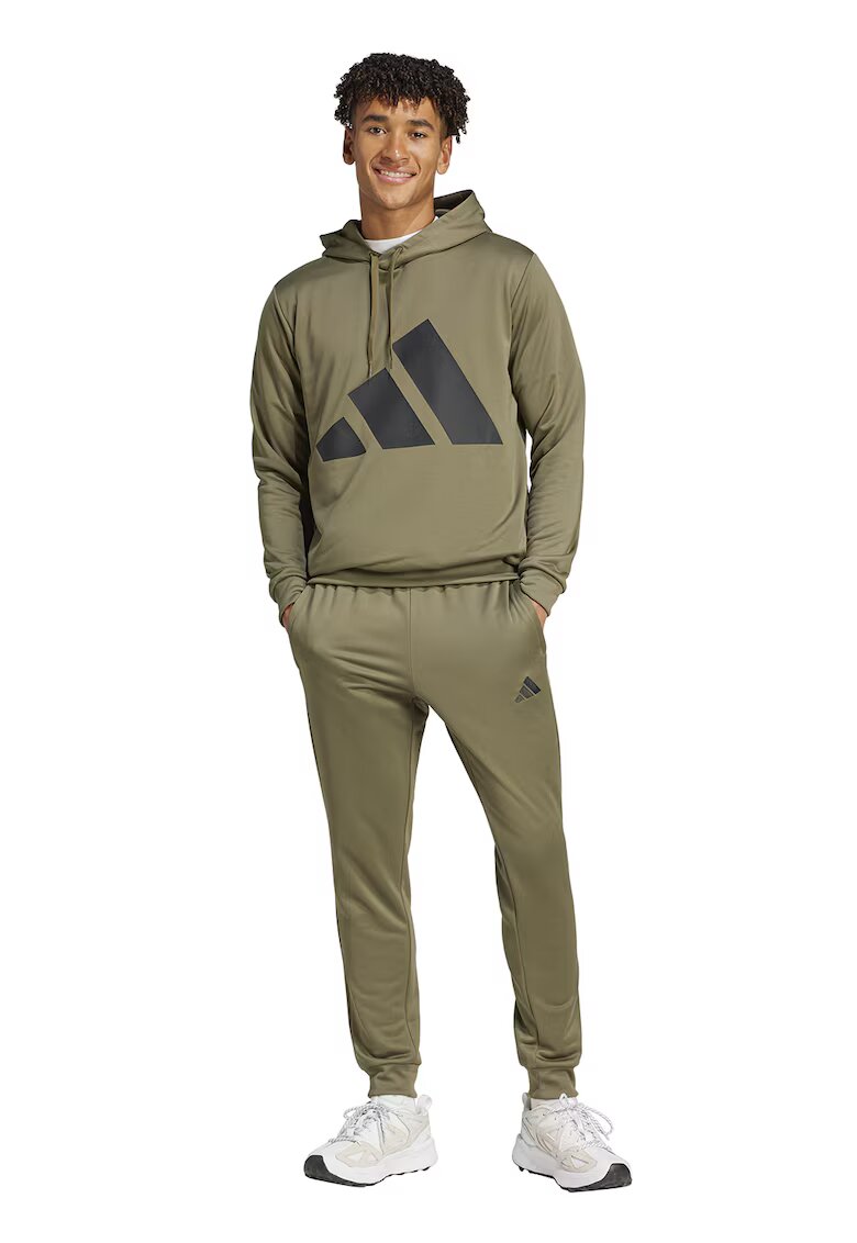 ADIDAS SPORTSWEAR Set de 2 piese de trening cu imprimeu logo - Verde masliniu