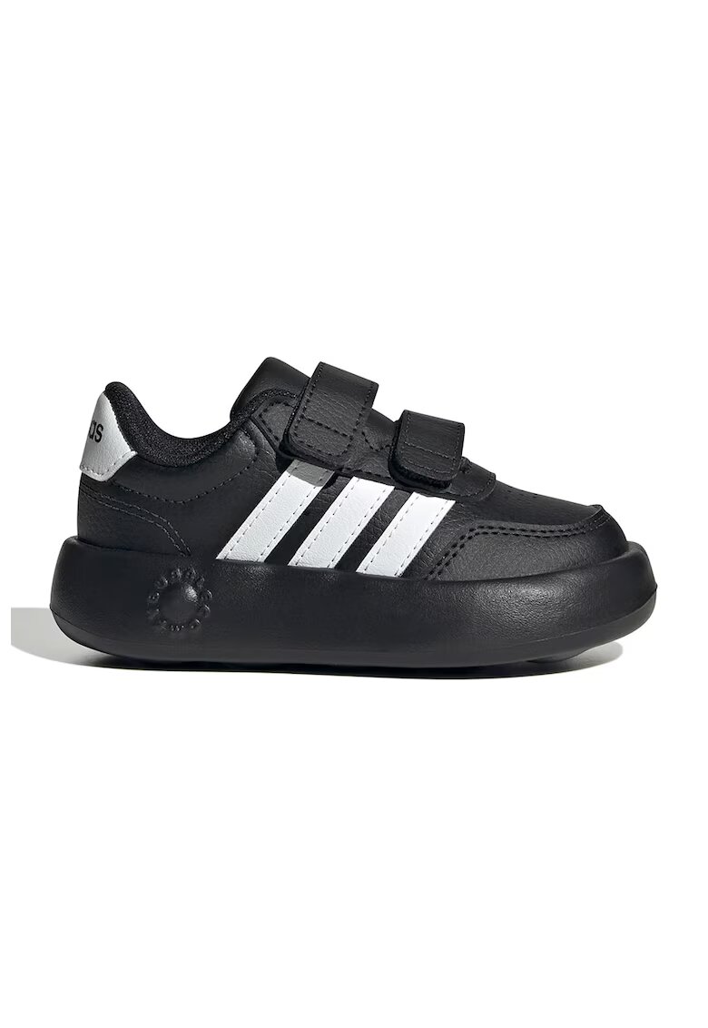 ADIDAS SPORTSWEAR Tenisi Break Net 3.0 din piele ecologica cu velcro - Alb/Negru