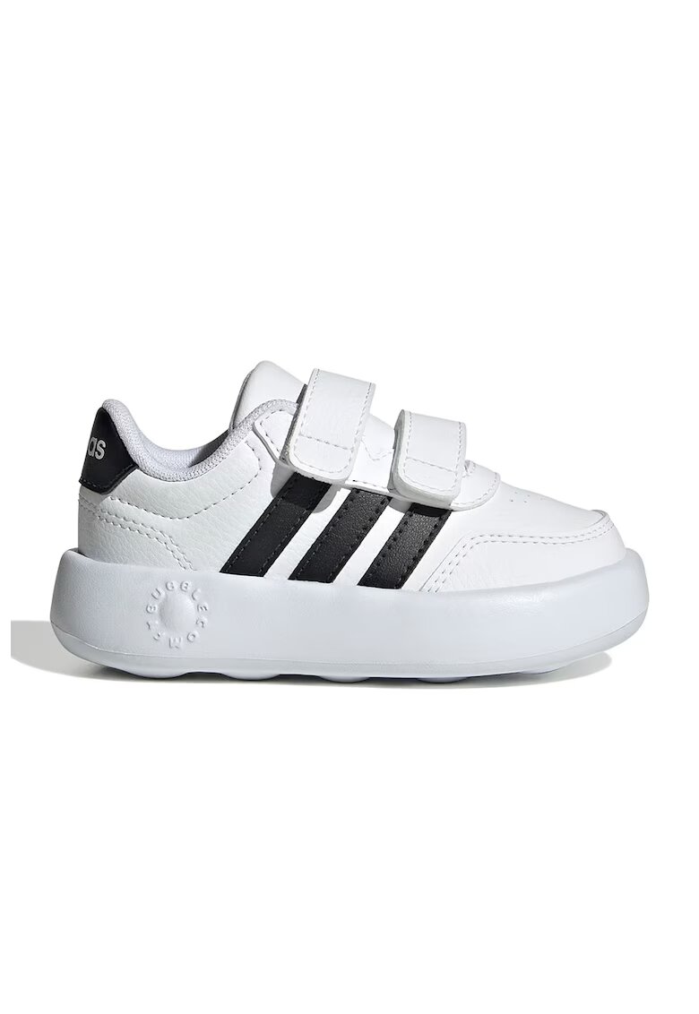 ADIDAS SPORTSWEAR Tenisi Break Net 3.0 din piele ecologica cu velcro - Negru/Crem